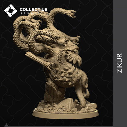 Zikur, Beholder Eye Tyrant | Tabletop Gaming Mini or Display Figure | Collective Studio