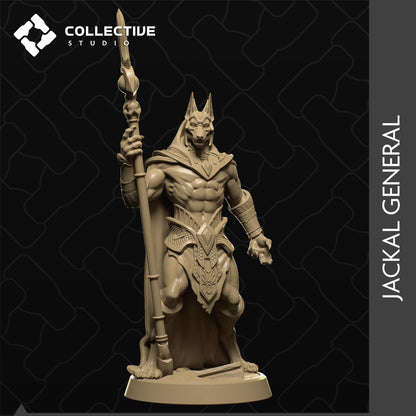 Jackal General | Tabletop Gaming Mini or Display Figure | Collective Studio