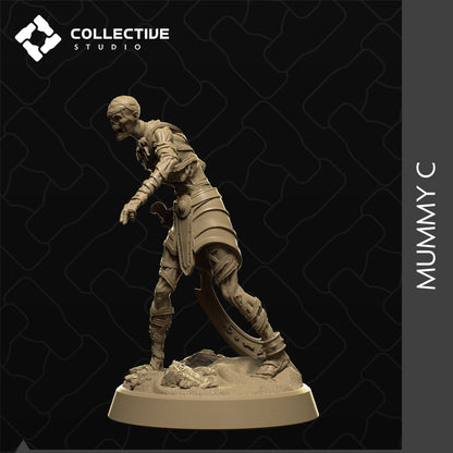 Mummies | Tabletop Gaming Minis or Display Figures | Collective Studio