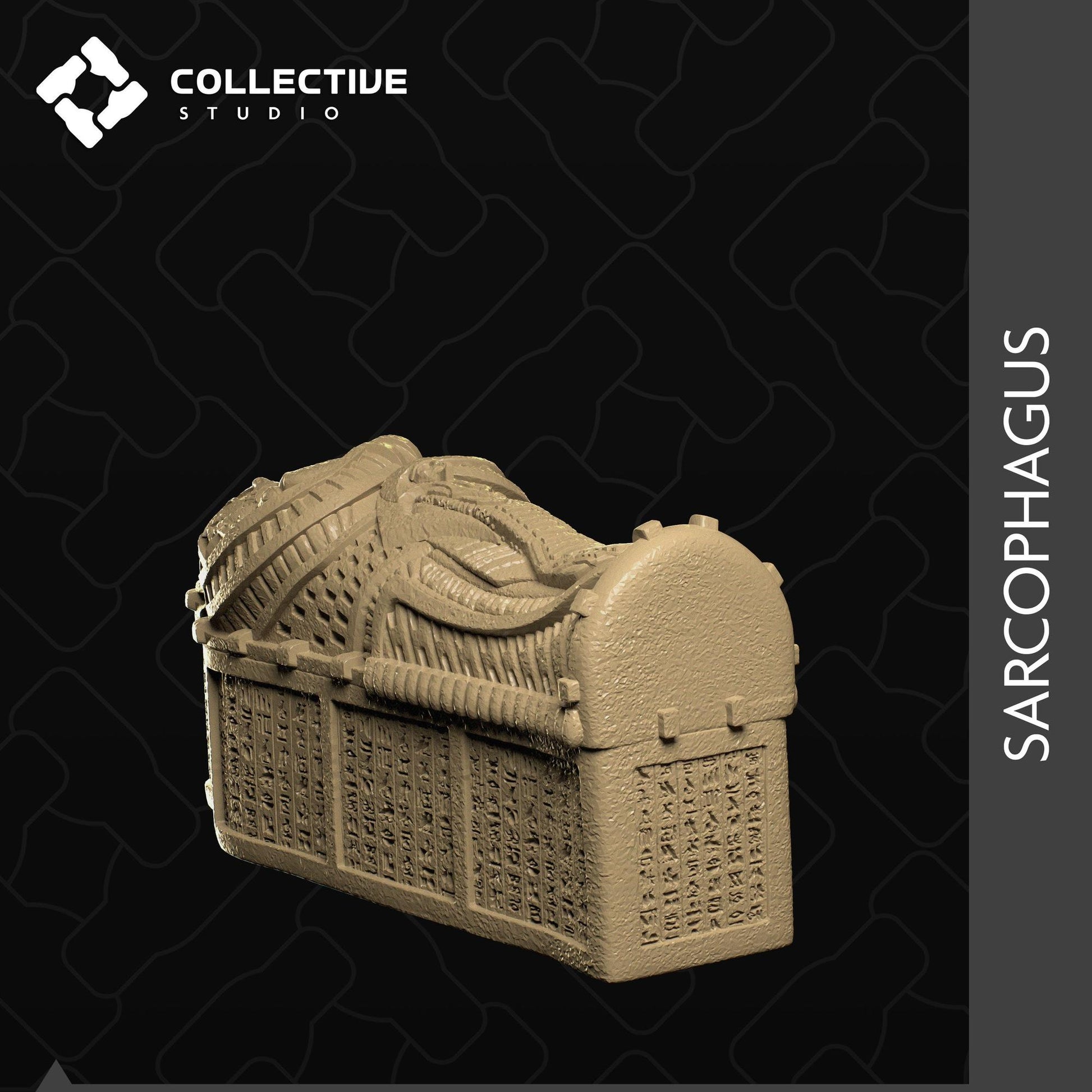 Sarcophagus | D&D Scatter Miniature | Collective Studio