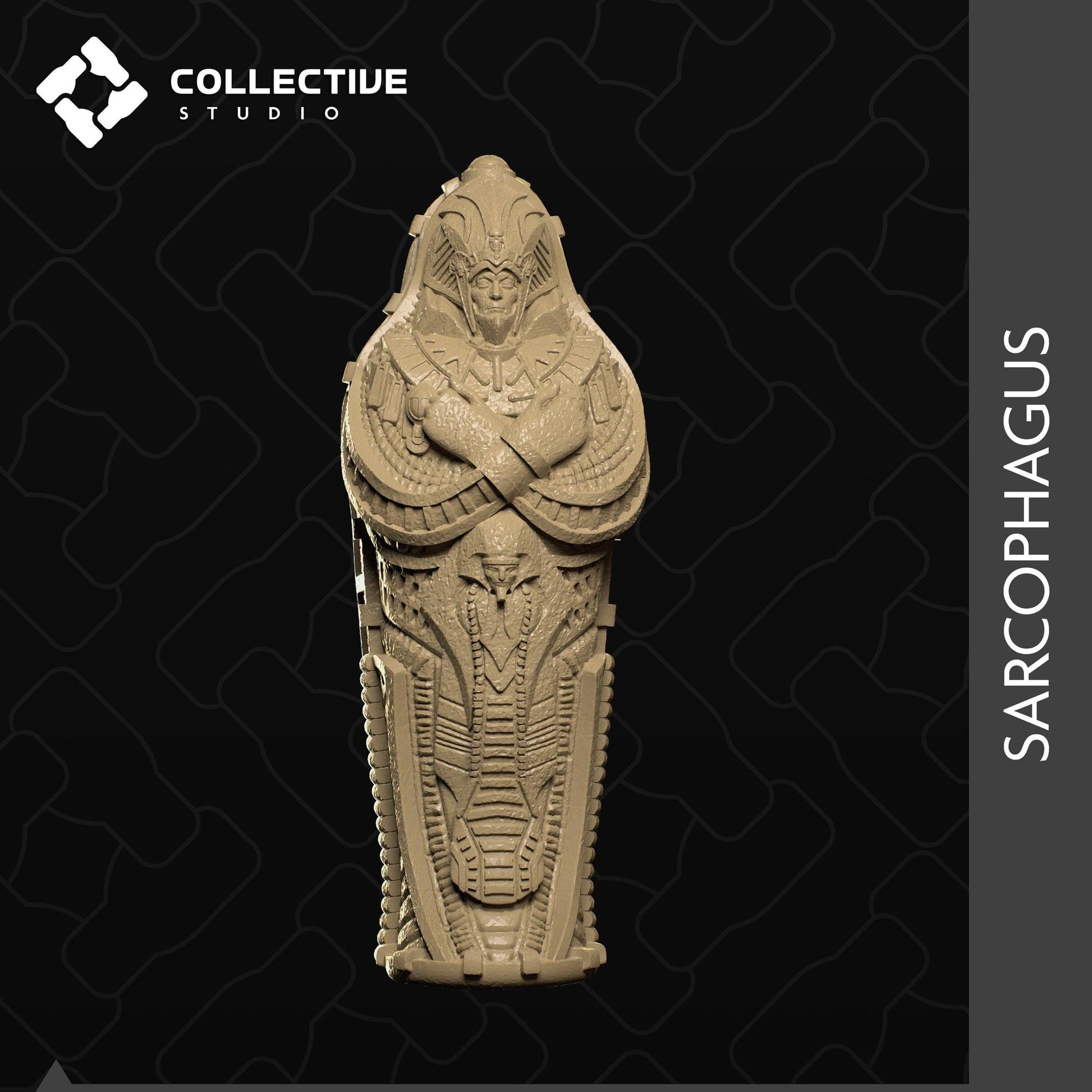 Sarcophagus | D&D Scatter Miniature | Collective Studio