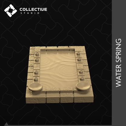 Water Spring | D&D Scatter Miniature | Collective Studio