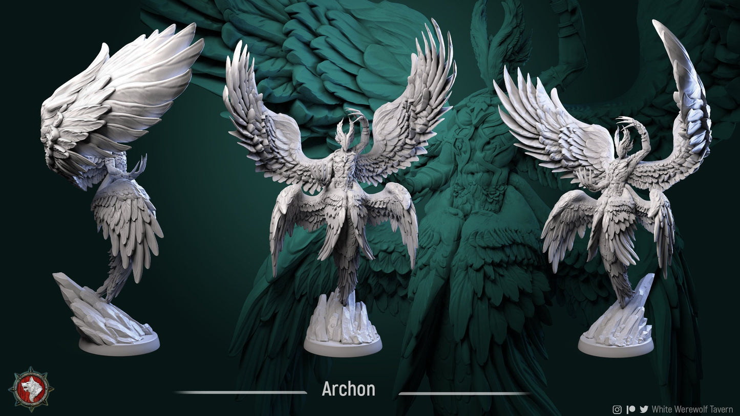Archon | TABLETOP SCALE | TTRPG Miniature | White Werewolf Tavern