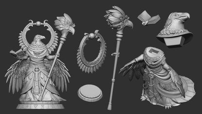 Ayalau | TTRPG Miniature | White Werewolf Tavern | Unpainted, Unplated Resin 8k