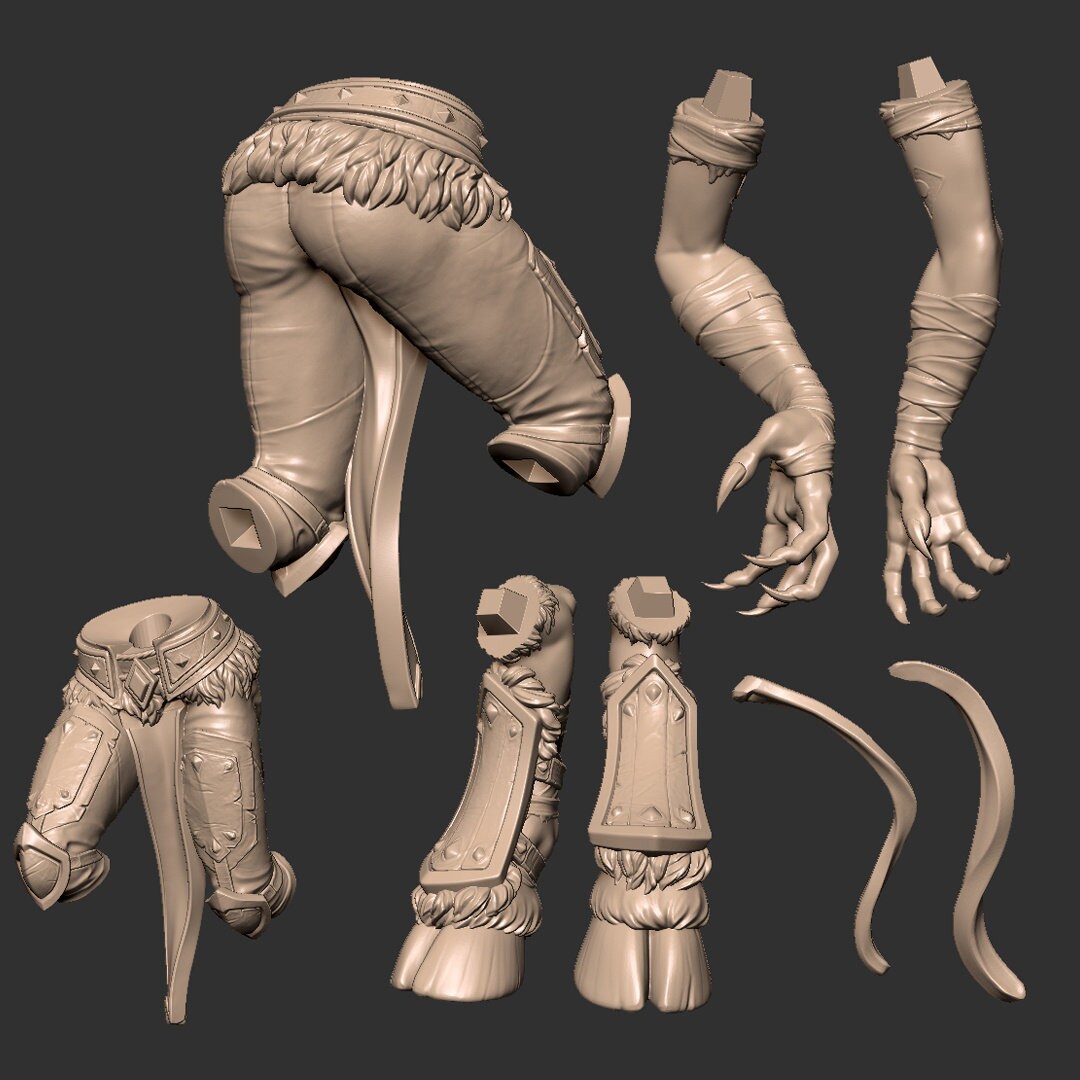 Demon Hunter | Garage Resin Kit Statue | White Werewolf Tavern