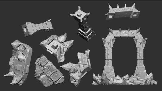 Demonic Portal | TTRPG Miniature | White Werewolf Tavern