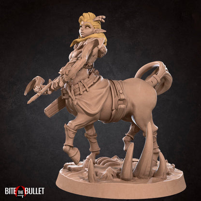 Centaur Ranger | TABLETOP SCALE | D&D TTRPG Miniature | Bite the Bullet | Unpainted, Unplated Resin 8k