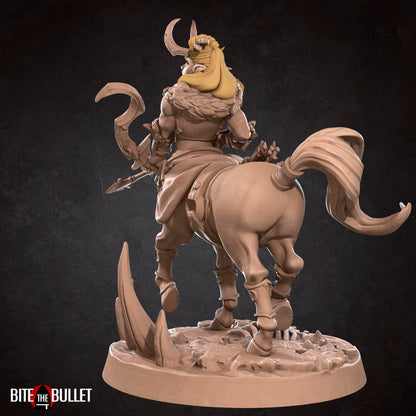 Centaur Ranger | TABLETOP SCALE | D&D TTRPG Miniature | Bite the Bullet | Unpainted, Unplated Resin 8k