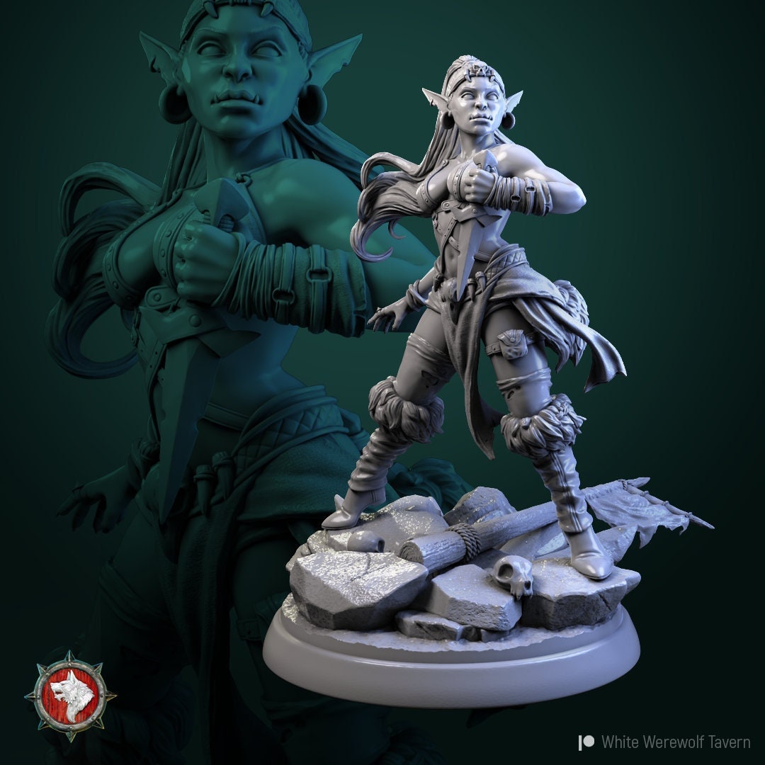 Goblin Thief | TTRPG Miniature | White Werewolf Tavern | Unpainted, Unplated Resin 8k
