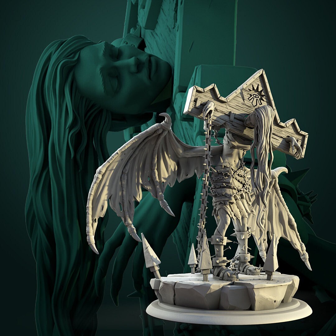 Khaaru Lord of Chaos | TTRPG Miniature | White Werewolf Tavern | Unpainted, Unplated Resin 8k