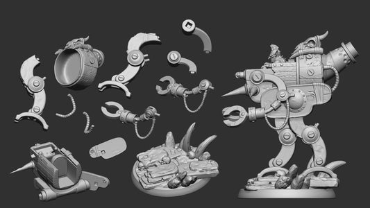 Mechanic Goblin | TABLETOP SCALE | TTRPG Miniature | White Werewolf Tavern