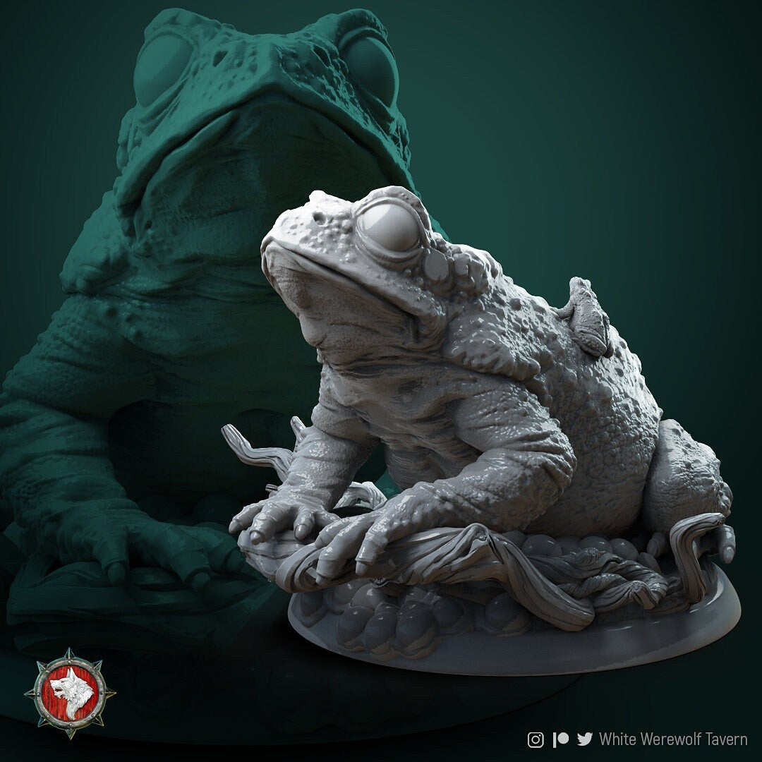 Mother of Froggles | TABLETOP SCALE | TTRPG Miniature | White Werewolf Tavern