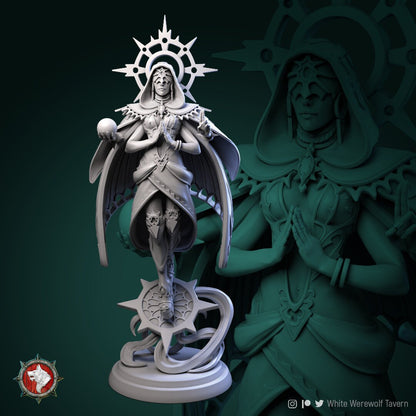 Oracle | TTRPG Miniature | White Werewolf Tavern | Unpainted, Unplated Resin 8k
