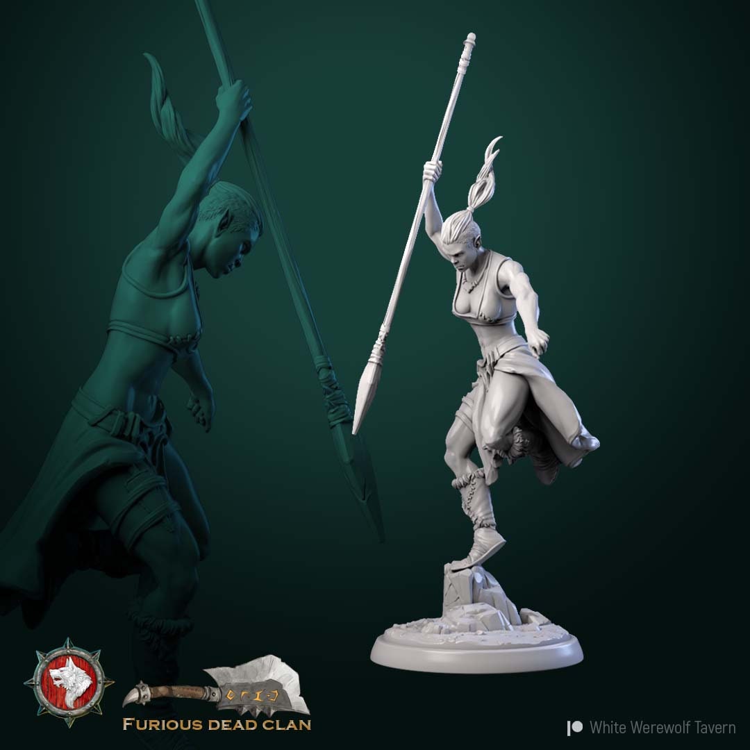 Orcs Assassins | TABLETOP SCALE | TTRPG Miniature | White Werewolf Tavern | Unpainted, Unplated Resin 8k