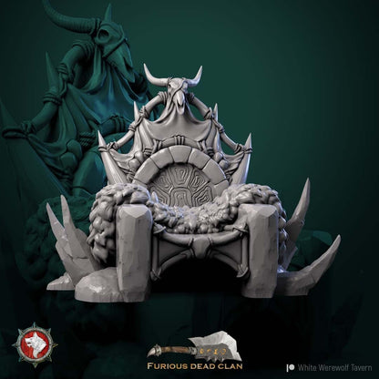Throne | TTRPG Miniature | White Werewolf Tavern