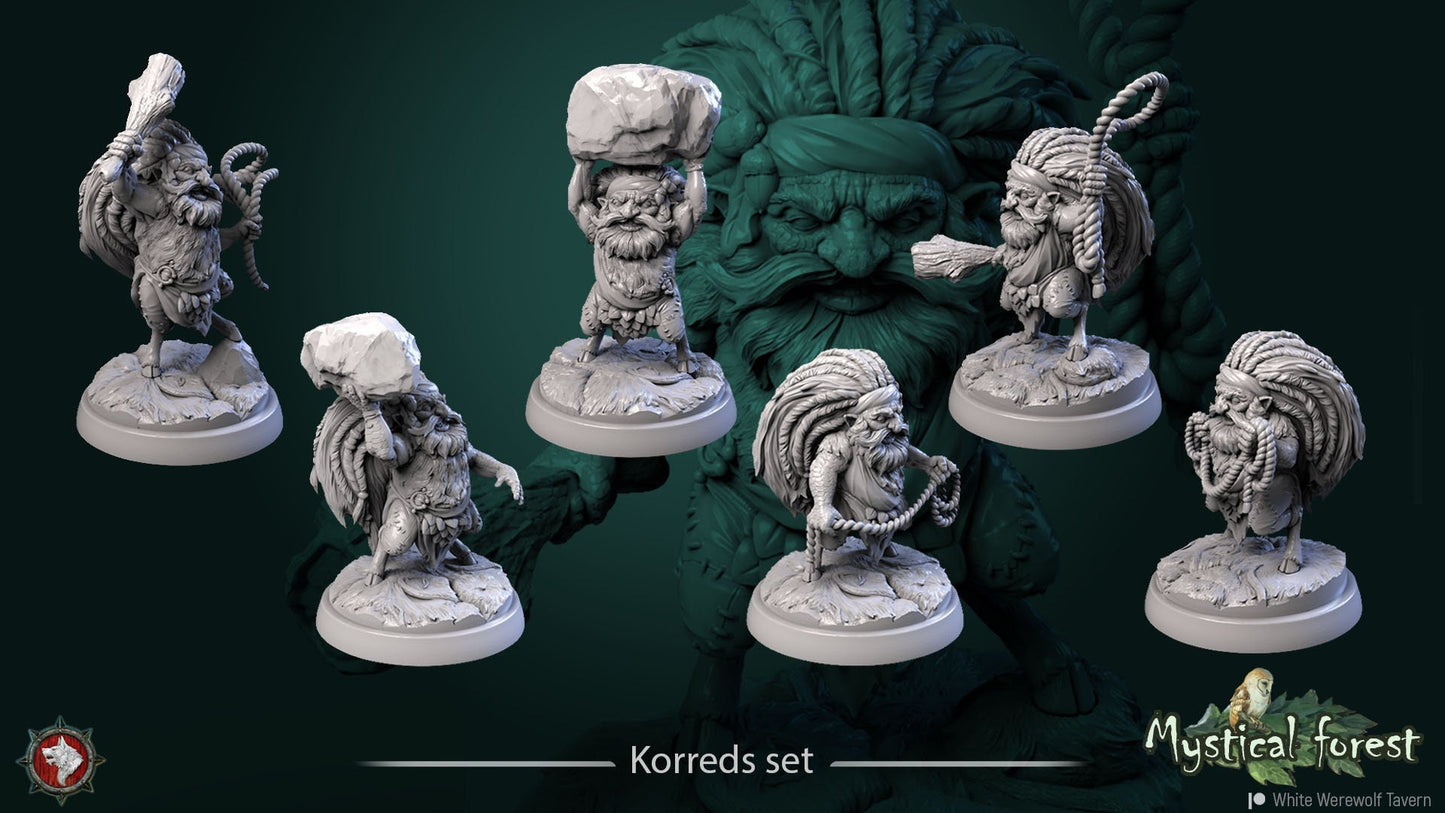Korreds | TABLETOP SCALE | TTRPG Miniature | White Werewolf Tavern