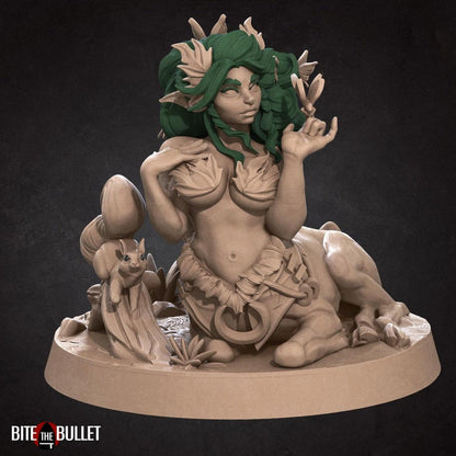 Exxotic Kunara Centaur Dryad Deer | D&D Pinup SFW NSFW Model Miniature | Bite the Bullet