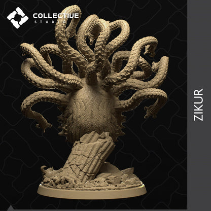 Zikur, Beholder Eye Tyrant | Tabletop Gaming Mini or Display Figure | Collective Studio
