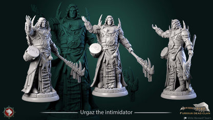 Urgaz the Intimidator Diorama | TTRPG Miniature | White Werewolf Tavern | Unpainted, Unplated Resin 8k