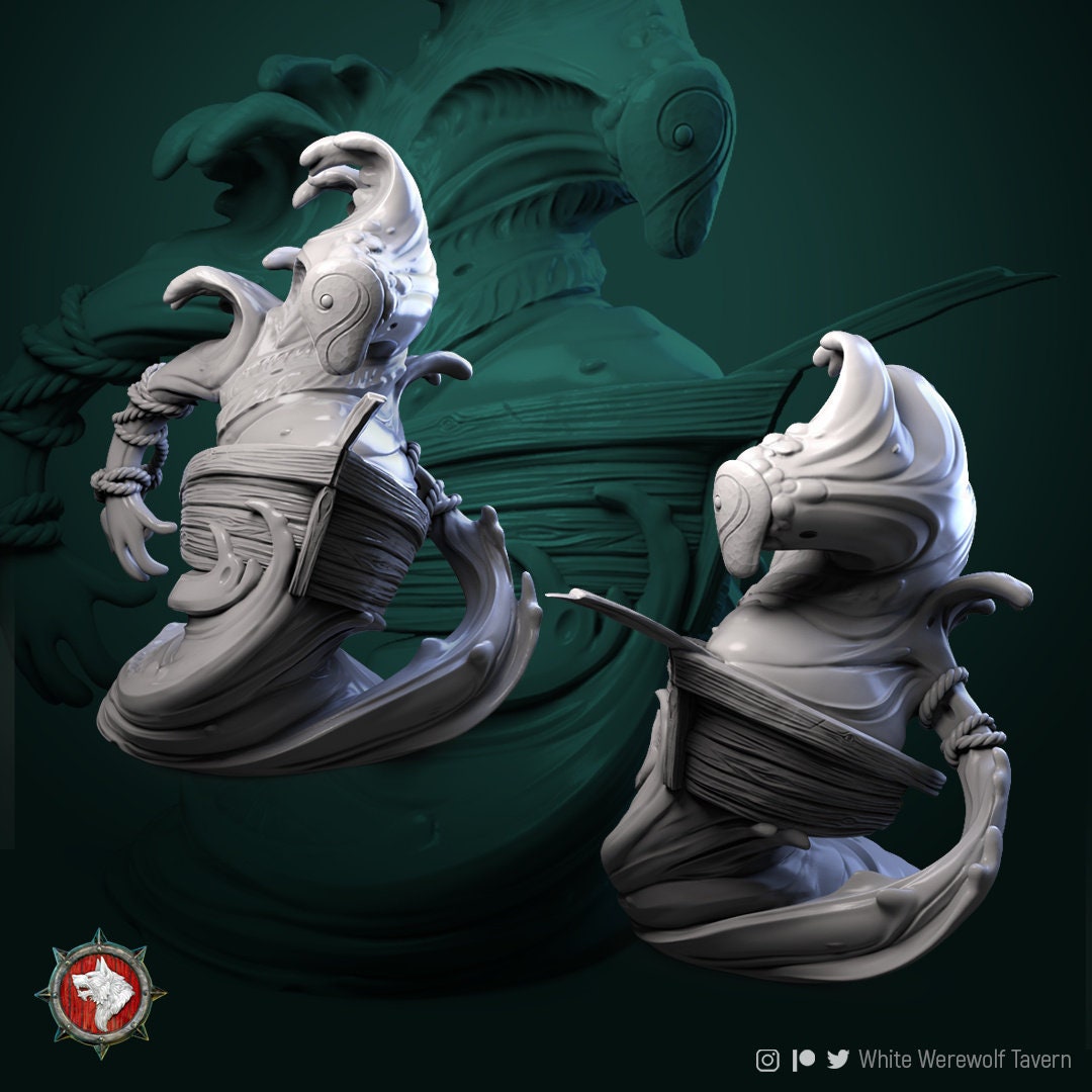 Water Elemental | TABLETOP SCALE | TTRPG Miniature | White Werewolf Tavern