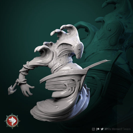 Water Elemental | TABLETOP SCALE | TTRPG Miniature | White Werewolf Tavern