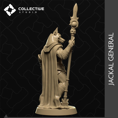 Jackal General | Tabletop Gaming Mini or Display Figure | Collective Studio