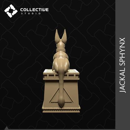 Jackal Sphynx | D&D Scatter Miniature | Collective Studio