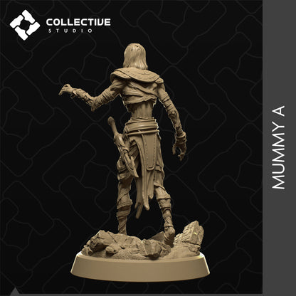 Mummies | Tabletop Gaming Minis or Display Figures | Collective Studio