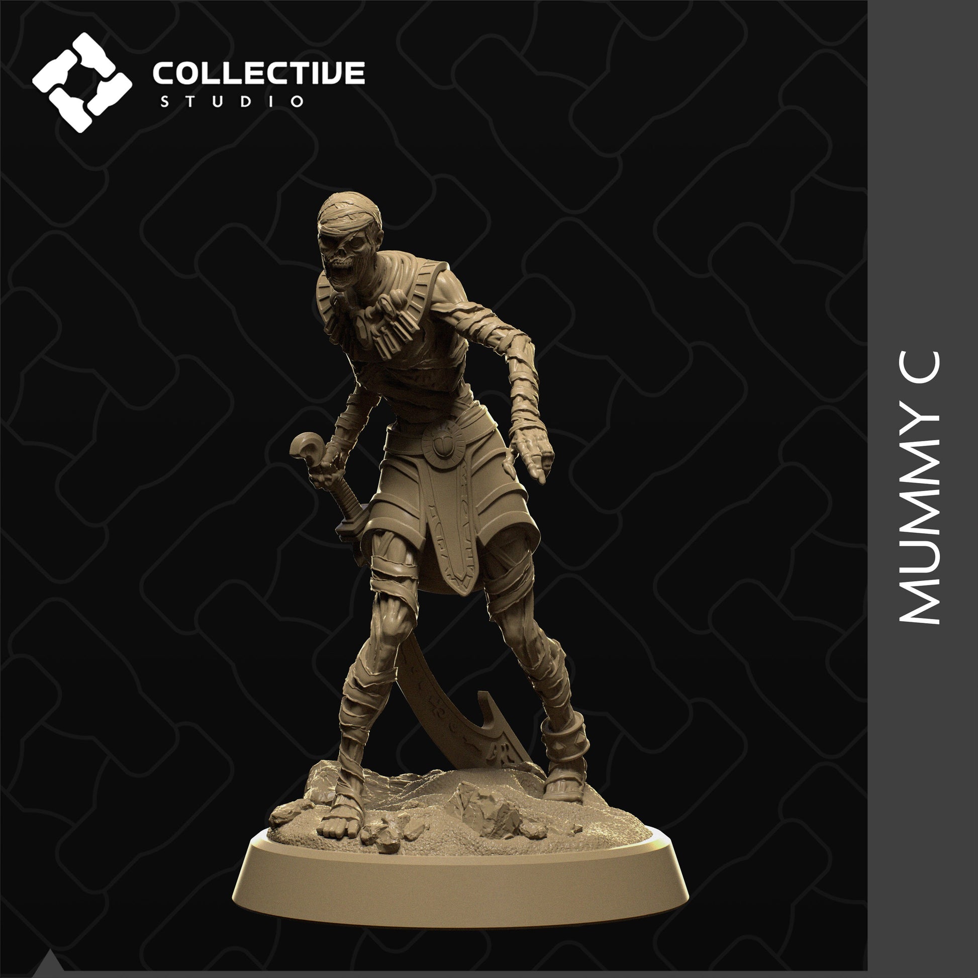 Mummies | Tabletop Gaming Minis or Display Figures | Collective Studio