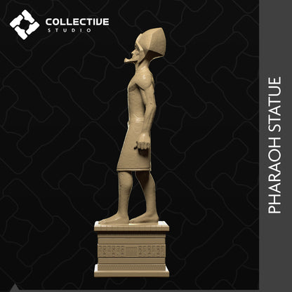 Pharaoh Statue | D&D Scatter Miniature | Collective Studio