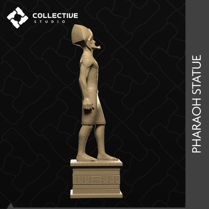 Pharaoh Statue | D&D Scatter Miniature | Collective Studio