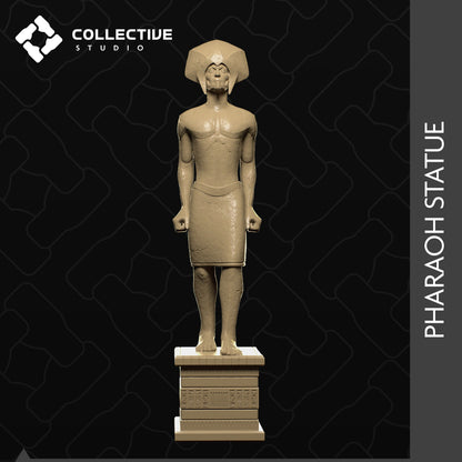 Pharaoh Statue | D&D Scatter Miniature | Collective Studio