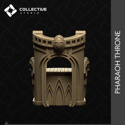Pharaoh Throne | D&D Scatter Miniature | Collective Studio