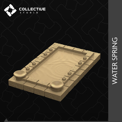 Water Spring | D&D Scatter Miniature | Collective Studio
