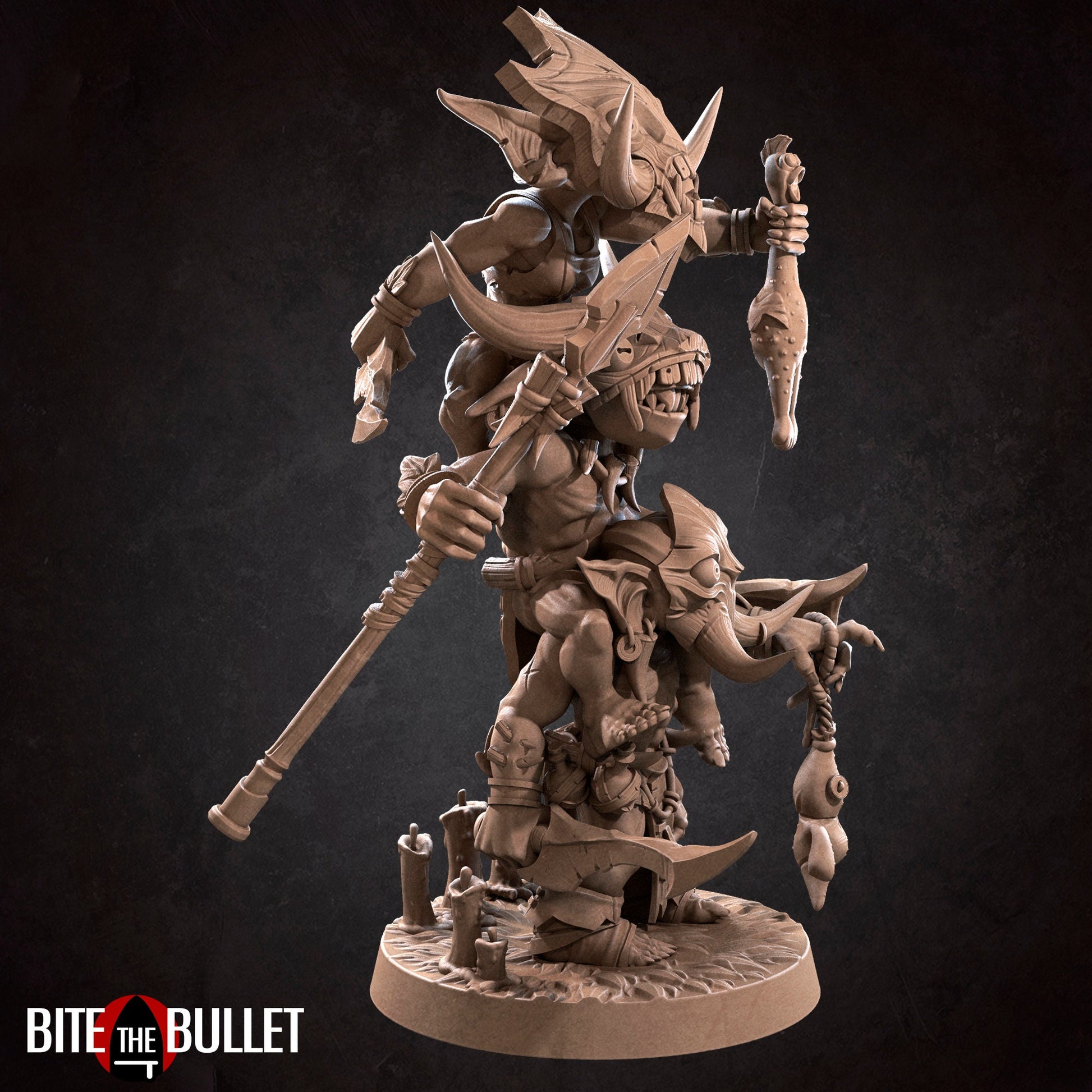 Goblin Mojos | TABLETOP SCALE | D&D TTRPG Miniature | Bite the Bullet