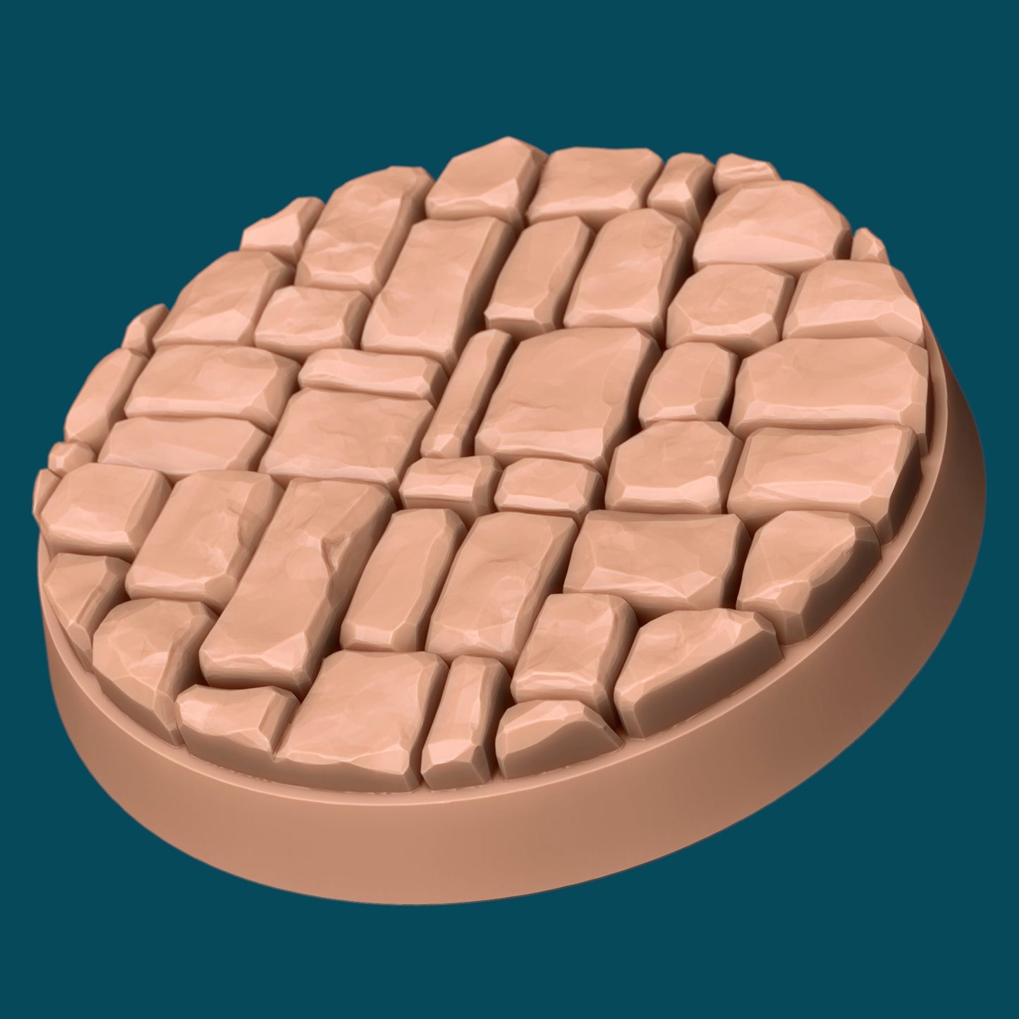 Streets and Pavements Bases | TTRPG Miniature Sculpted Base | Awkward Penguin's Minis