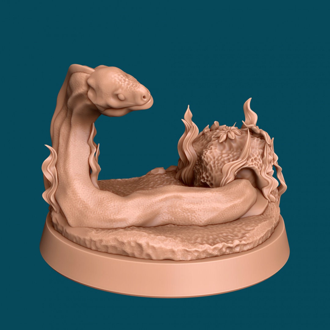 Under the Sea Bases | TTRPG Miniature Sculpted Base | Awkward Penguin's Minis