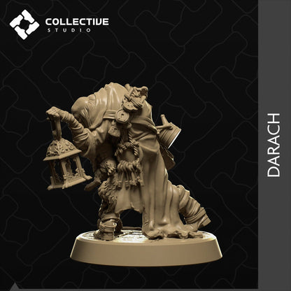 Darach, Hunchback Gothic Human | Tabletop Gaming Mini or Display Figure | Collective Studio