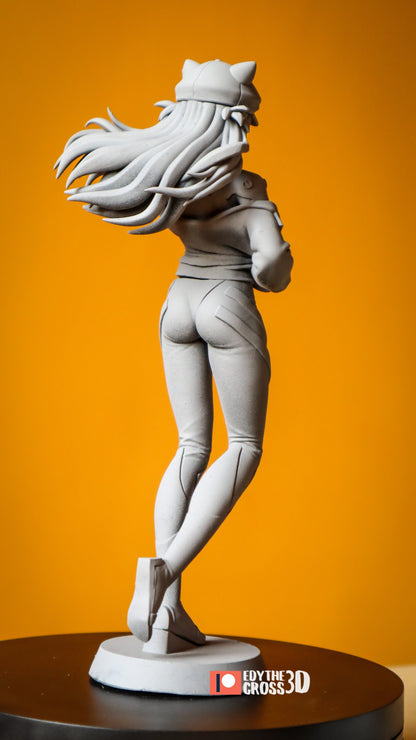 Fiery Mech Pilot | Resin Garage Kit Figure Anime Fan Art | Nomnom Figures