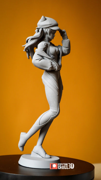 Fiery Mech Pilot | Resin Garage Kit Figure Anime Fan Art | Nomnom Figures