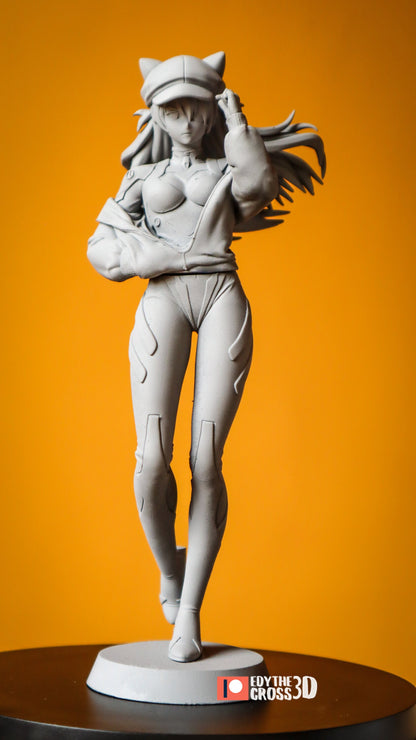 Fiery Mech Pilot | Resin Garage Kit Figure Anime Fan Art | Nomnom Figures