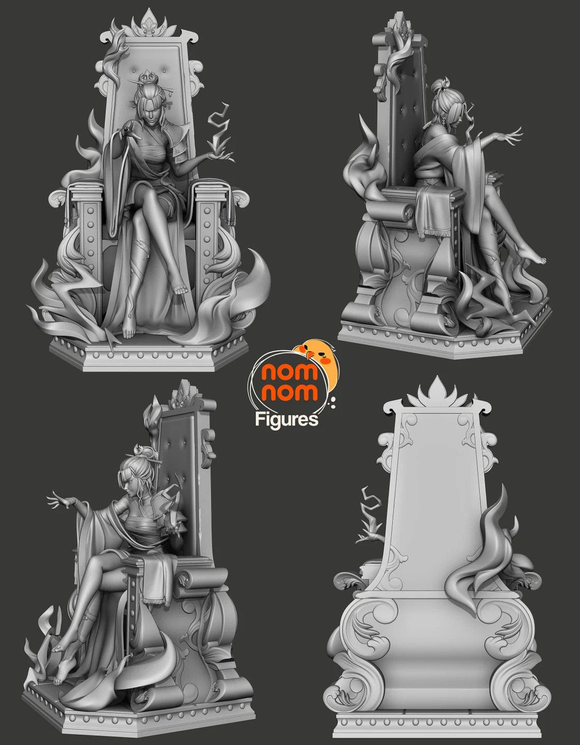 Lightning Wielder | Resin Garage Kit Figure Cartoon Show Fan Art | Nomnom Figures