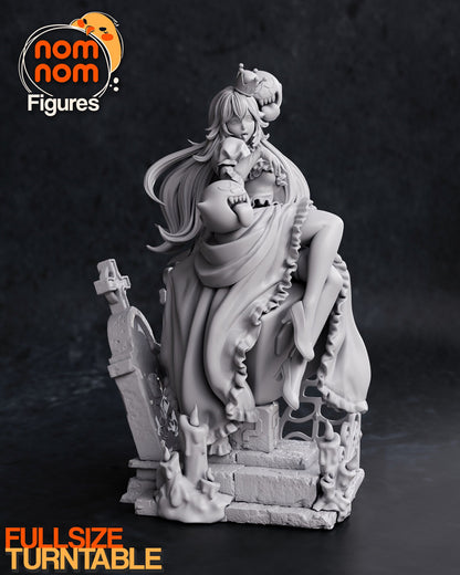 Super Spooky Cutie | Resin Garage Kit Figure Video Game Fan Art | Nomnom Figures