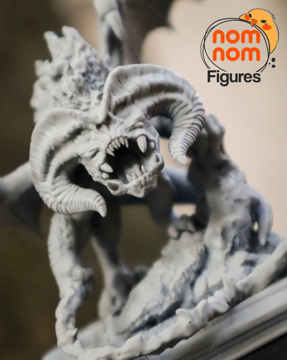 Chibi Balrog | Resin Garage Kit Figure Movie Book Fan Art | Nomnom Figures
