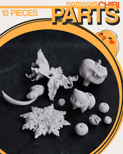 Trick-or-Treater | Resin Garage Kit Figure Anime Game Fan Art | Nomnom Figures