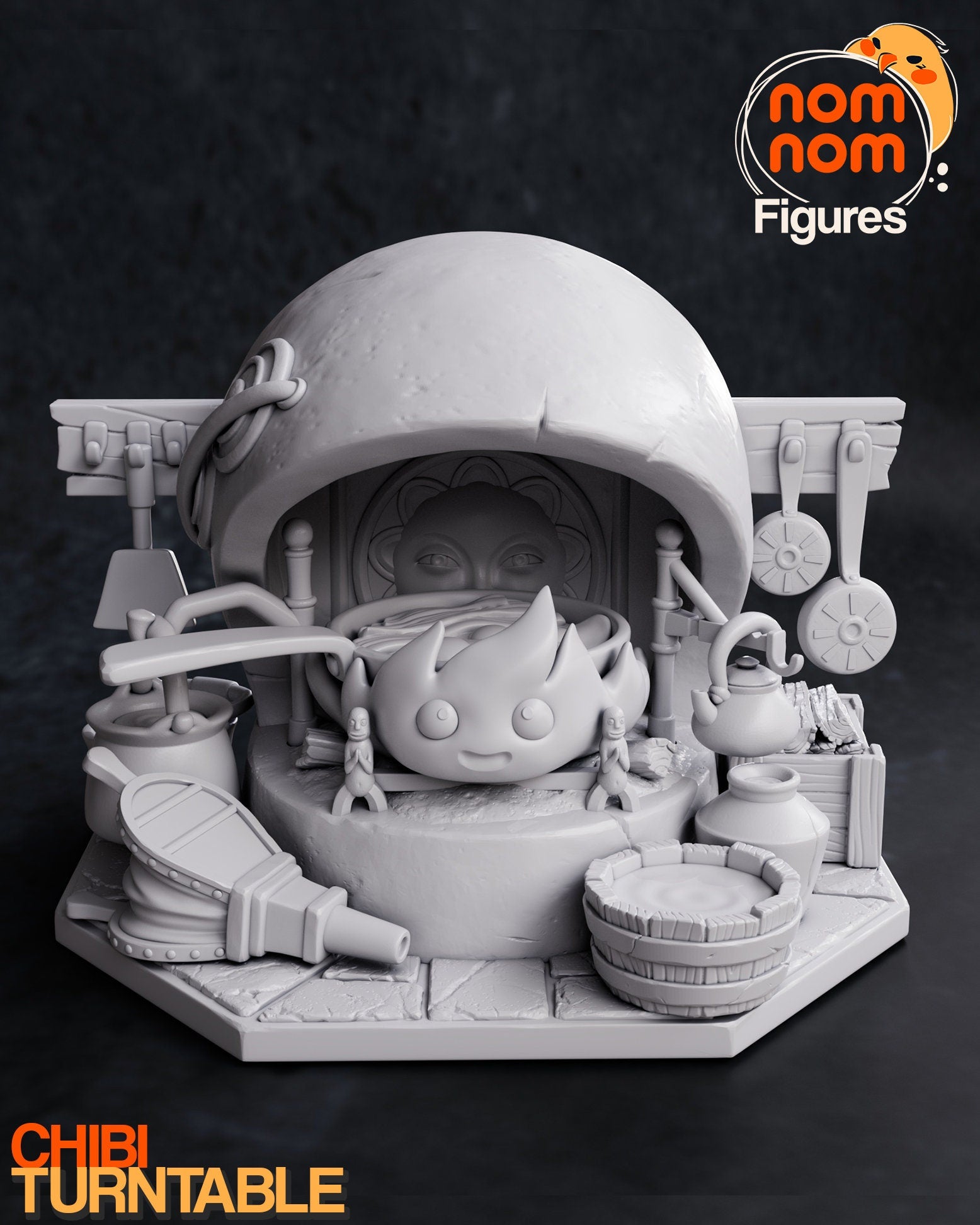 Friendly Fire Demon | Resin Garage Kit Figure Anime Fan Art | Nomnom Figures
