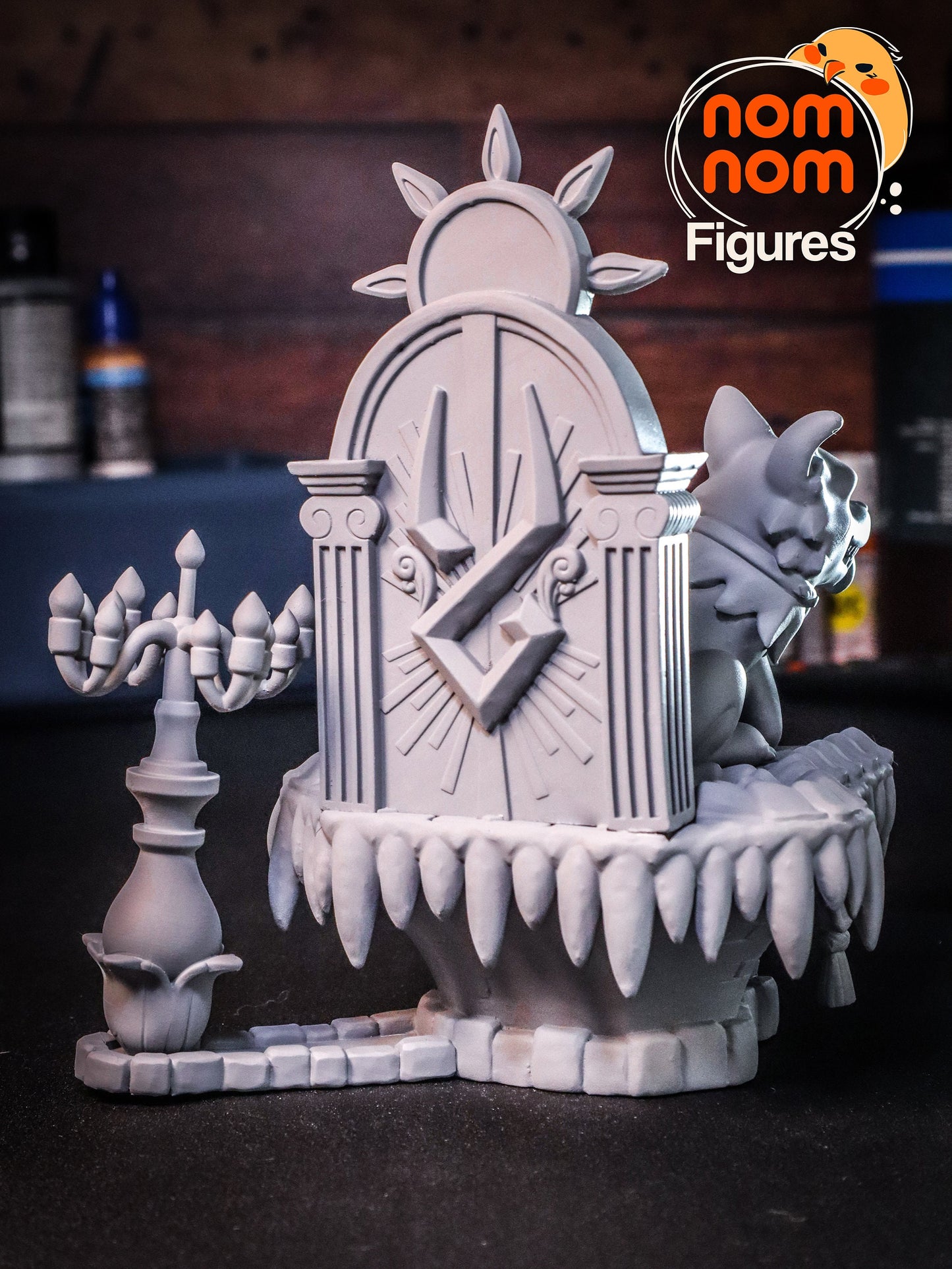 Chibi Cerberus | Resin Garage Kit Figure Video Game Fan Art | Nomnom Figures