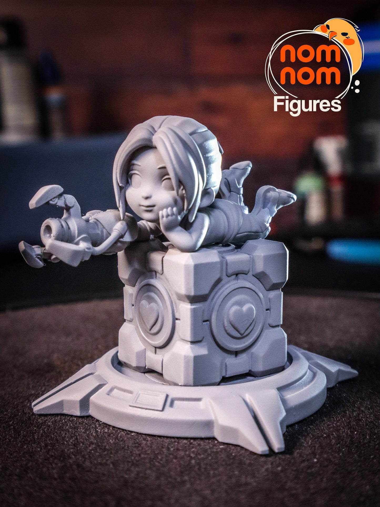 Chibi Test Subject | Resin Garage Kit Figure Video Game Fan Art | Nomnom Figures