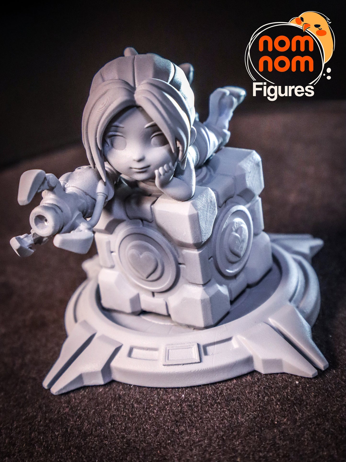 Chibi Test Subject | Resin Garage Kit Figure Video Game Fan Art | Nomnom Figures