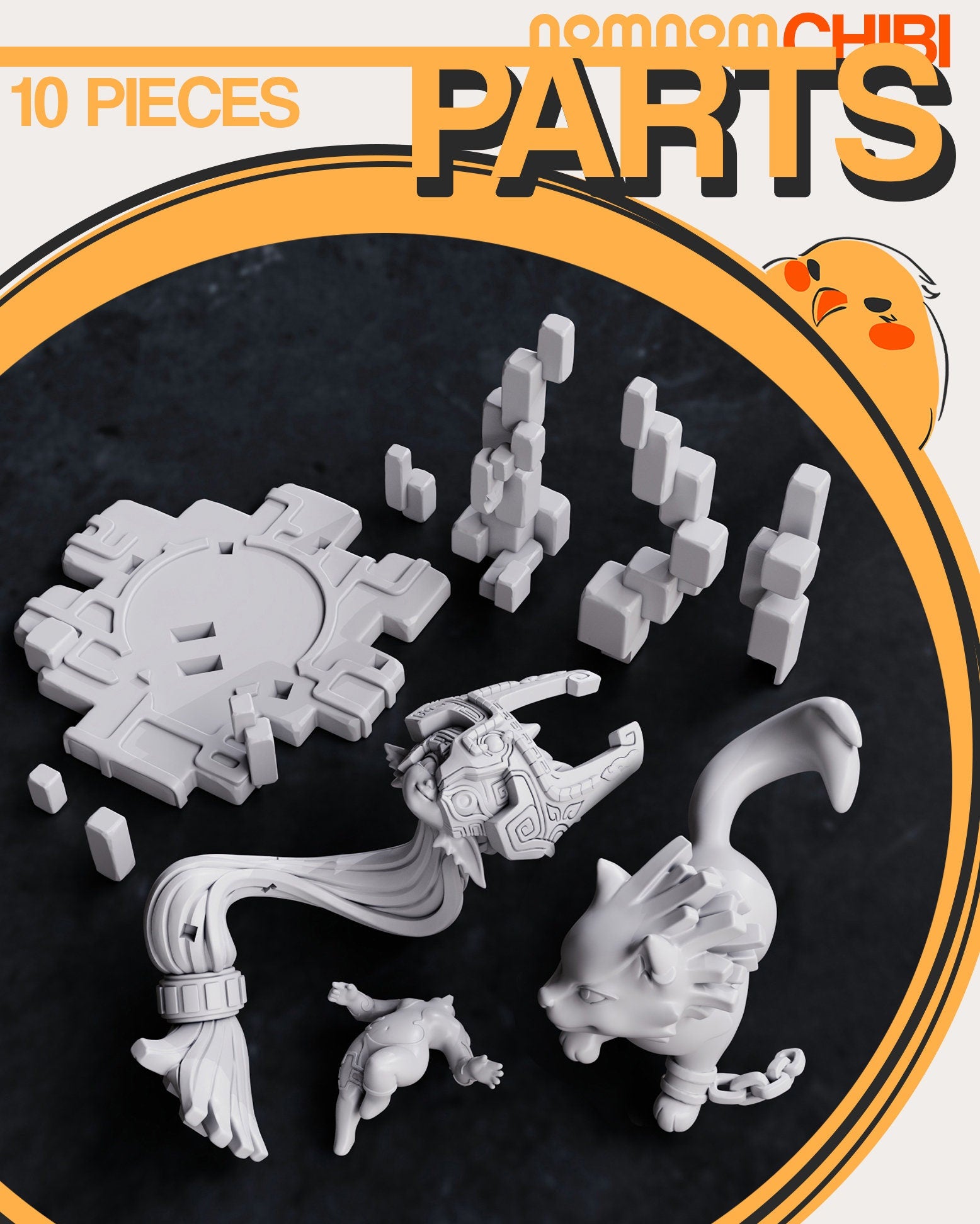 Twilit Princess | Resin Garage Kit Figure Game Fan Art | Nomnom Figures